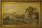 David Dipnall, Oil on canvas, Country Scene