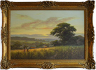 David Morgan, Original oil painting on canvas, Country Scene