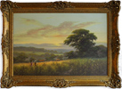 David Morgan, Original oil painting on canvas, Landscape