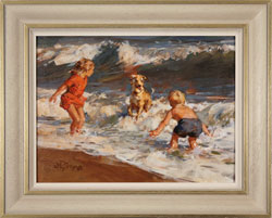 Dianne Flynn, Original acrylic painting on board, Splash! Medium image. Click to enlarge