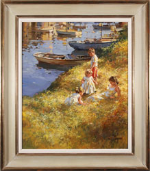 Dianne Flynn, Original acrylic painting on canvas, Summer Afternoon Medium image. Click to enlarge