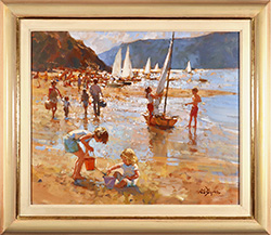 Dianne Flynn, Original acrylic painting on canvas, Working Holiday Medium image. Click to enlarge