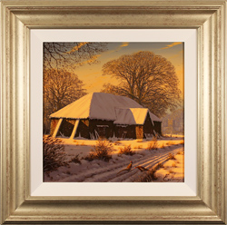 Edward Hersey, Original oil painting on canvas, Warm Winter Light Medium image. Click to enlarge