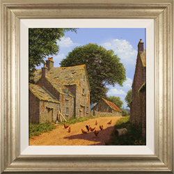 Edward Hersey, Original oil painting on canvas, Country Lane, North Yorkshire Medium image. Click to enlarge