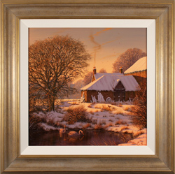 Edward Hersey, Original oil painting on canvas, Evening Glow Medium image. Click to enlarge