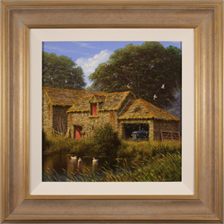 Edward Hersey, Original oil painting on canvas, Long Days of Summer Medium image. Click to enlarge