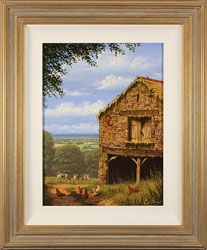 Edward Hersey, Original oil painting on canvas, The Lucky Barn, North Yorkshire Medium image. Click to enlarge