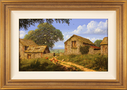 Edward Hersey, Original oil painting on canvas, Hill Top Farm Medium image. Click to enlarge