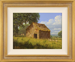 Edward Hersey, Original oil painting on canvas, Summer Solitude Medium image. Click to enlarge