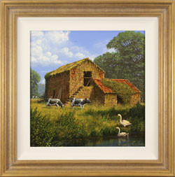 Edward Hersey, Original oil painting on canvas, The Old Dairy Medium image. Click to enlarge