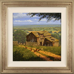 Edward Hersey, Original oil painting on canvas, Into the Vale Medium image. Click to enlarge