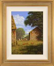 Edward Hersey, Original oil painting on canvas, One Fine Yorkshire Morning Medium image. Click to enlarge