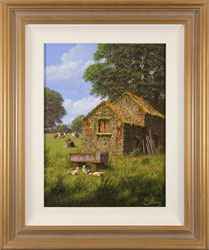 Edward Hersey, Original oil painting on canvas, Moment of Calm Medium image. Click to enlarge