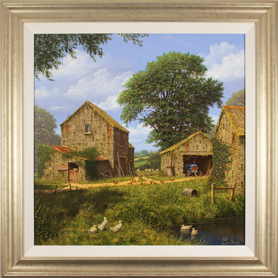 Edward Hersey, Original oil painting on canvas, Days Gone By