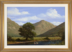 Edward Hersey, Original oil painting on panel, Great Gable, The Lake District Medium image. Click to enlarge