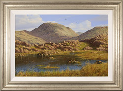 Edward Hersey, Original oil painting on panel, Summer's Glory, Innominate Tarn  Medium image. Click to enlarge