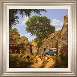 Edward Hersey, Original oil painting on panel, Roving Days Are Done Medium image. Click to enlarge