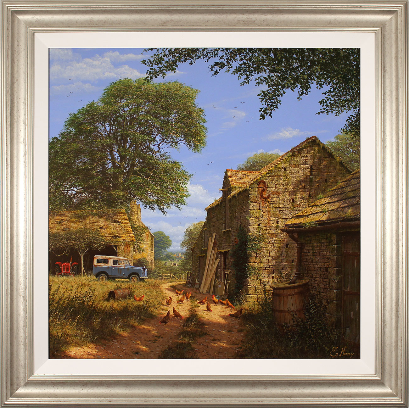Edward Hersey, Original oil painting on panel, Memories of the Yorkshire Dales Click to enlarge