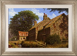 Edward Hersey, Original oil painting on panel, A Fine Day in Yorkshire 