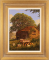 Edward Hersey, Original oil painting on canvas, The Old Barn, North Yorkshire Medium image. Click to enlarge