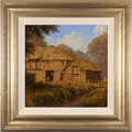 Edward Hersey, Original oil painting on canvas, Oakbridge Farm, The Cotswolds Medium image. Click to enlarge