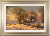 Edward Hersey, Original oil painting on canvas, Afternoon Glow, Yorkshire Dales Medium image. Click to enlarge