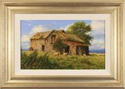 Edward Hersey, Original oil painting on canvas, Seaside Barn, Pembrokeshire Medium image. Click to enlarge