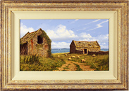 Edward Hersey, Original oil painting on canvas, A Breezy Summer Afternoon  Medium image. Click to enlarge