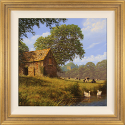 Edward Hersey, Original oil painting on canvas, Lost Days of Summer Medium image. Click to enlarge