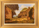 Edward Hersey, Original oil painting on canvas, Cotswold Cottage and Barn Medium image. Click to enlarge