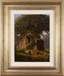 Edward Hersey, Original oil painting on canvas, Yorkshire Barn Medium image. Click to enlarge