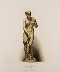 Engraving, Hand coloured restrike engraving, Marble Medium image. Click to enlarge