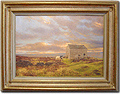 Frank Wright, Original oil painting on canvas, Moors and Sheep Medium image. Click to enlarge