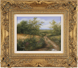 George Atkinson, Original oil painting on panel, Vale of York Medium image. Click to enlarge