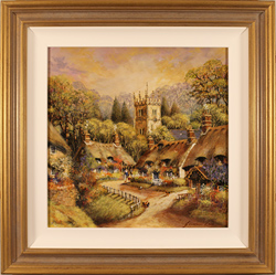 Gordon Lees, Original oil painting on panel, Picture of Perfection, The Cotswolds Medium image. Click to enlarge