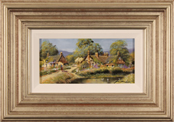 Gordon Lees, Original oil painting on panel, A Cotswolds Afternoon Medium image. Click to enlarge
