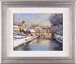 Gordon Lees, Original oil painting on panel, Winter Sun Medium image. Click to enlarge