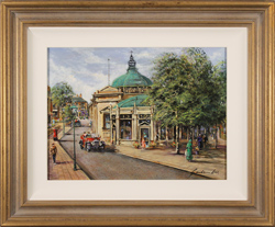 Gordon Lees, Original oil painting on panel, The Royal Pump Room, Harrogate Medium image. Click to enlarge