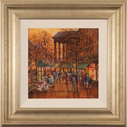 Gordon Lees, Original oil painting on panel, Evenings in Paris Medium image. Click to enlarge