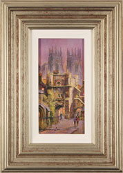 Gordon Lees, Original oil painting on panel, Bootham Bar, York Medium image. Click to enlarge