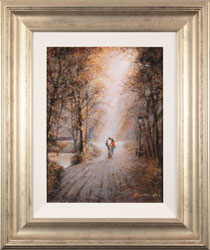 Gordon Lees, Original oil painting on panel, A Shared Moment Medium image. Click to enlarge