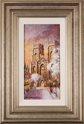 Gordon Lees, Original oil painting on panel, York Minster Medium image. Click to enlarge