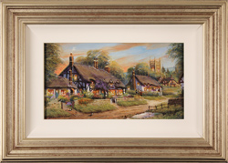 Gordon Lees, Original oil painting on panel, Summer Evensong Medium image. Click to enlarge