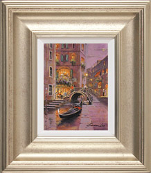 Gordon Lees, Original oil painting on panel, Venetian Twilight  Medium image. Click to enlarge