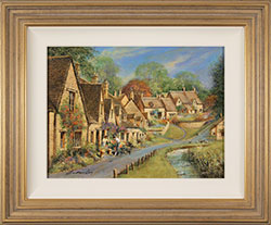 Gordon Lees, Original oil painting on panel, Summer Days, Arlington Row Medium image. Click to enlarge