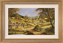Gordon Lees, Original oil painting on panel, Midsummer Memories, The Cotswolds Medium image. Click to enlarge