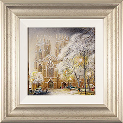 Gordon Lees, Original oil painting on panel, Carol of the Bells, York Minster Medium image. Click to enlarge