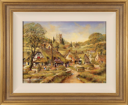 Gordon Lees, Original oil painting on panel, Midsummer Morning Medium image. Click to enlarge