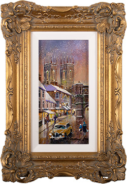 Gordon Lees, Original oil painting on panel, Bootham Bar, York Medium image. Click to enlarge