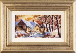 Gordon Lees, Original oil painting on panel, Down the Lane Medium image. Click to enlarge
